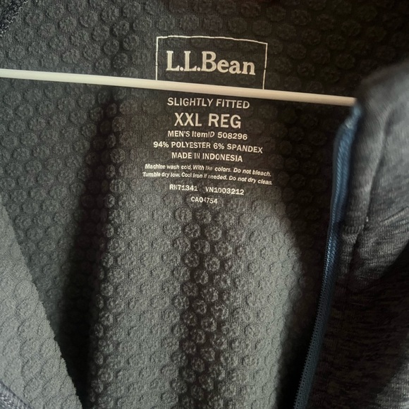 L.L. Bean Gray Zip Up Sweater - Picture 4 of 5